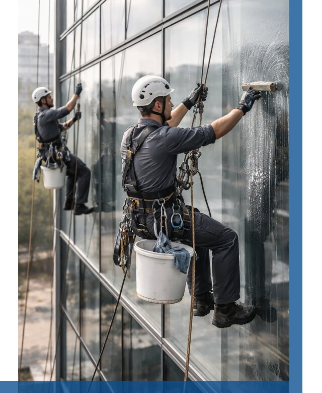 Мойка сплошного остекления в Новодвинске, заказать от 307 р.| ВЫСОТНИК-Нвд