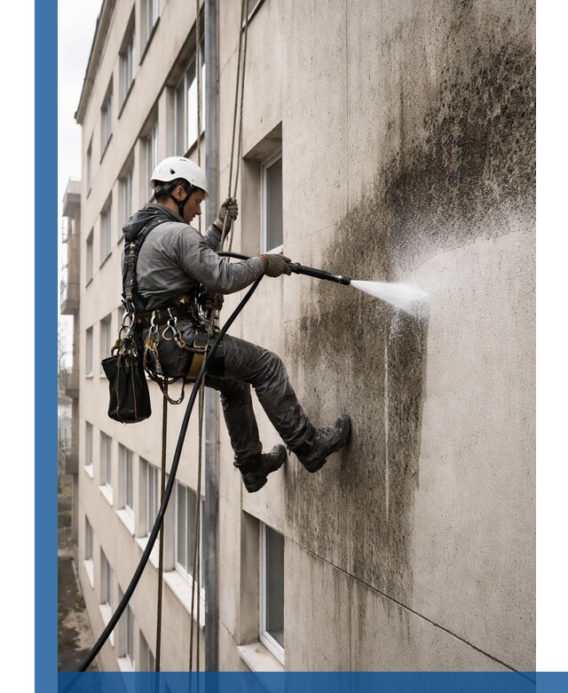 Профессиональная очистка фасадов от плесени в Новодвинске