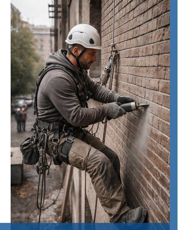 Расшивка кирпичных швов в Новодвинске от 614 р. | ВЫСОТНИК-Нвд