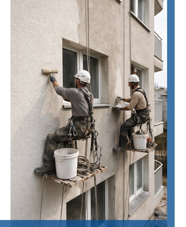 Нанесение короеда на фасад в Новодвинске от 460 р. | ВЫСОТНИК-Нвд