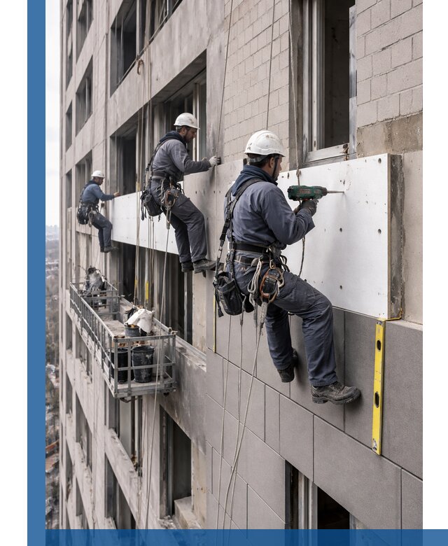 Монтаж фасадных термопанелей высокого качества в Новодвинске