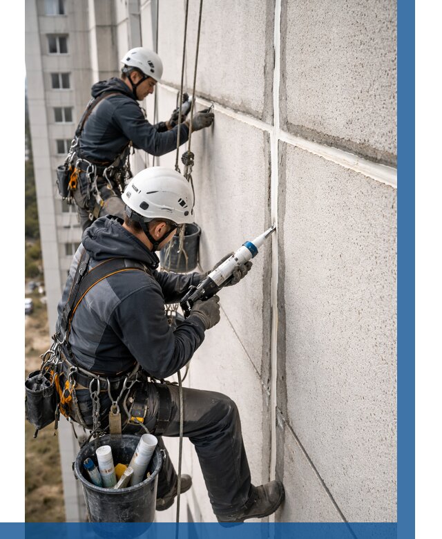 Герметизация межпанельных швов в Новодвинске от 716 р. | ВЫСОТНИК-Нвд