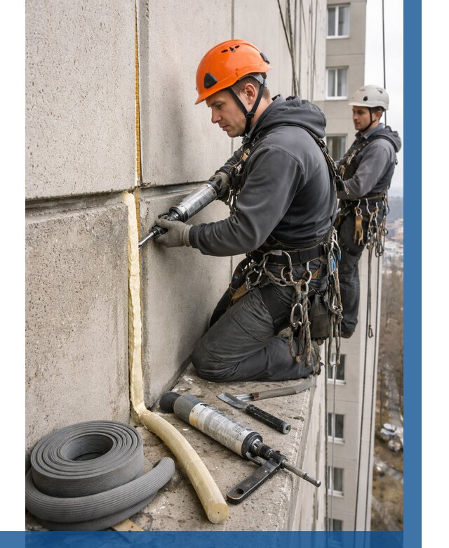 Теплый шов межпанельные швы в Новодвинске от 716 р. | ВЫСОТНИК-Нвд