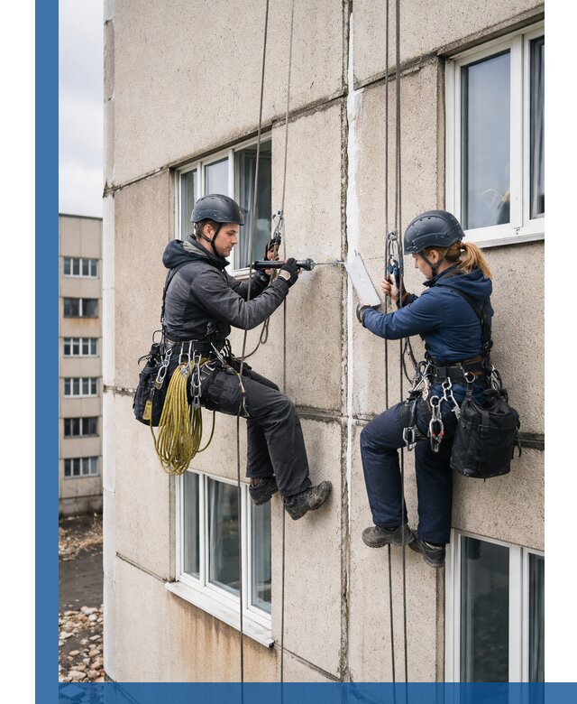 Герметизация межпанельных швов тёплым швом в Новодвинске