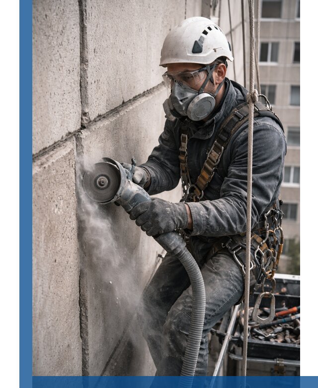 Штробление межпанельных швов в Новодвинске качественно и быстро