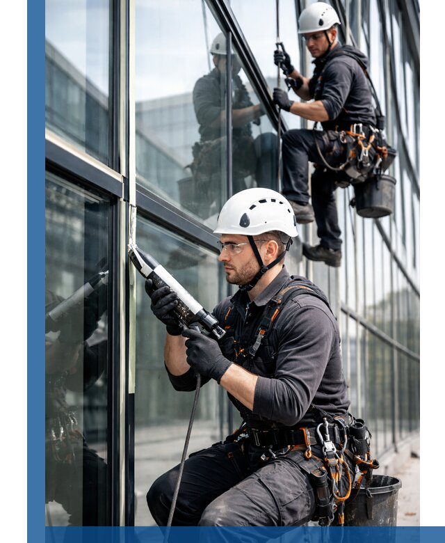 Герметизация витражных швов в Новодвинске для зданий и фасадов