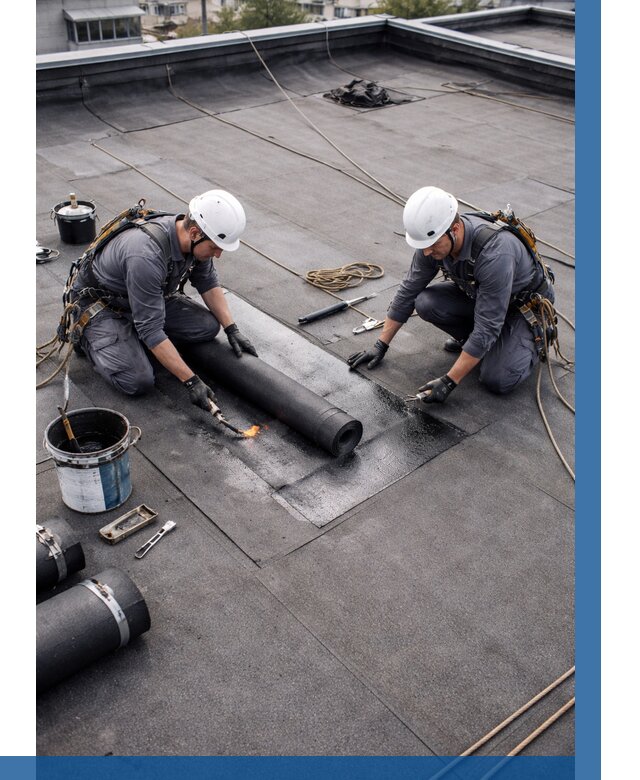 Ремонт мягкой кровли под ключ в Новодвинске от 716 р. | ВЫСОТНИК-Нвд