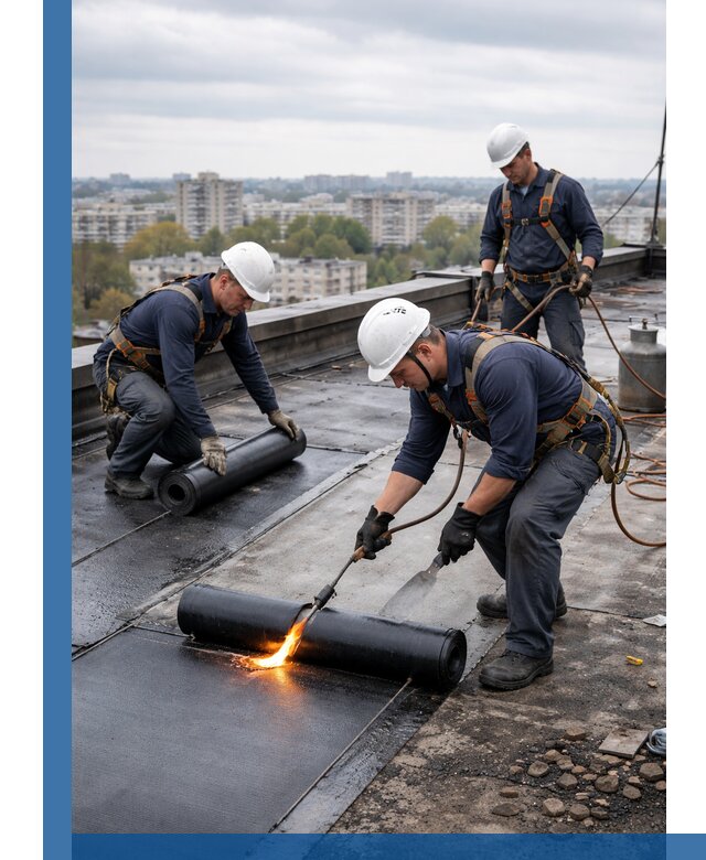Ремонт наплавляемой кровли в Новодвинске качественно и надежно