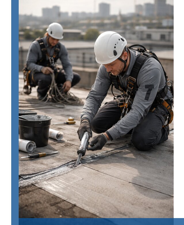 Аварийное и капитальное устранение протечек кровли в Новодвинске