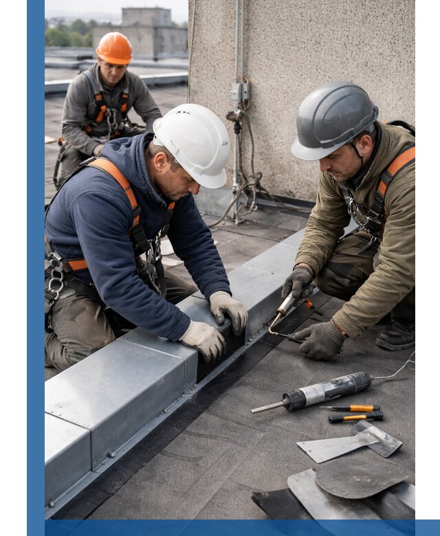 Ремонт кровельных примыканий в Новодвинске профессионально