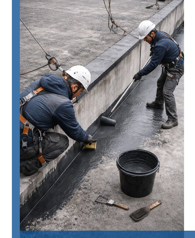 Гидроизоляция кровли жидкой резиной профессионально в Новодвинске