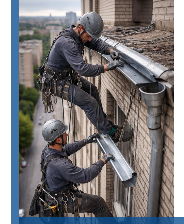 Ремонт водосточных желобов в Новодвинске, быстро и качественно