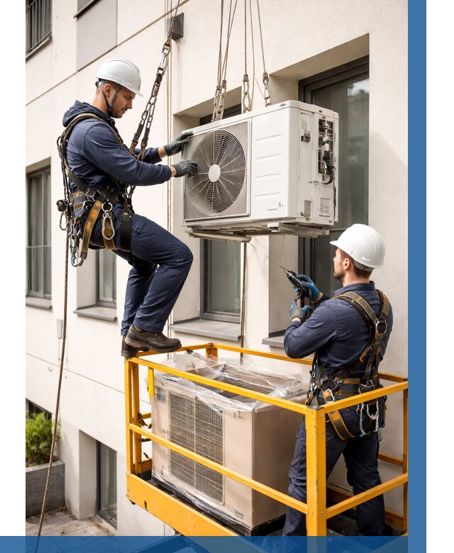 Демонтаж внешнего блока кондиционера в Новодвинске от 3579 р. | ВЫСОТНИК-Нвд