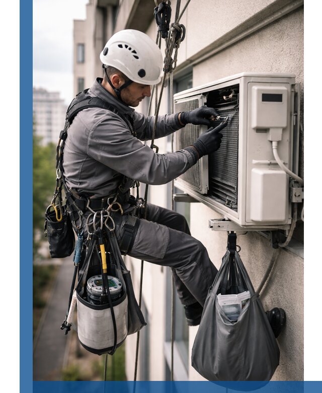 Обслуживание внешнего блока кондиционера в Новодвинске профессионально