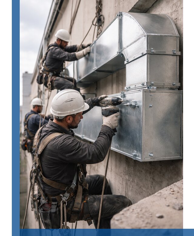 Профессиональный монтаж вентиляционных коробов в Новодвинске под ключ