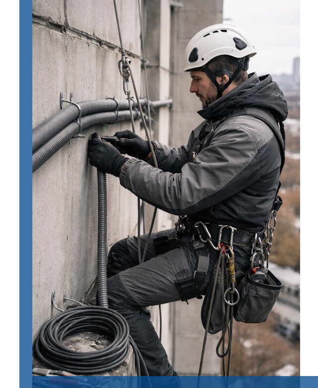 Профессиональный монтаж гофры для кабеля в Новодвинске с гарантией