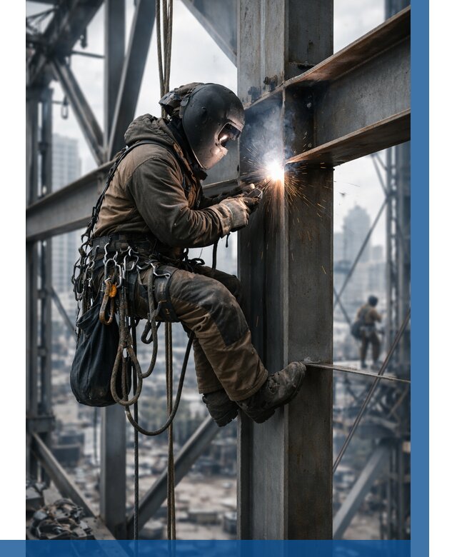 Высотные сварочные работы в Новодвинске от 3579 р. | ВЫСОТНИК-Нвд