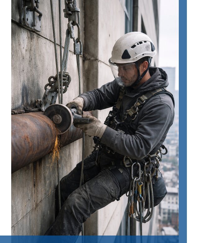 Резка металла на высоте в Новодвинске по цене от 4602 р. | ВЫСОТНИК-Нвд