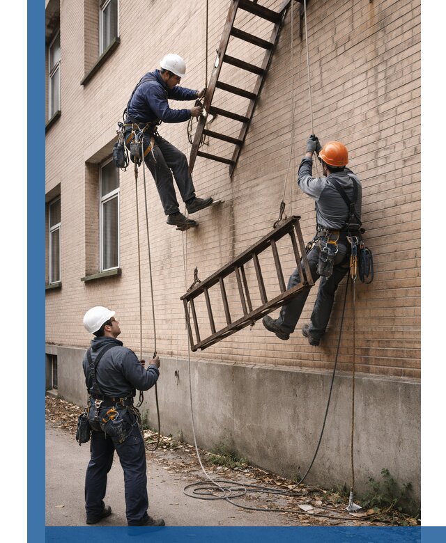 Демонтаж пожарной лестницы в Новодвинске быстро и безопасно
