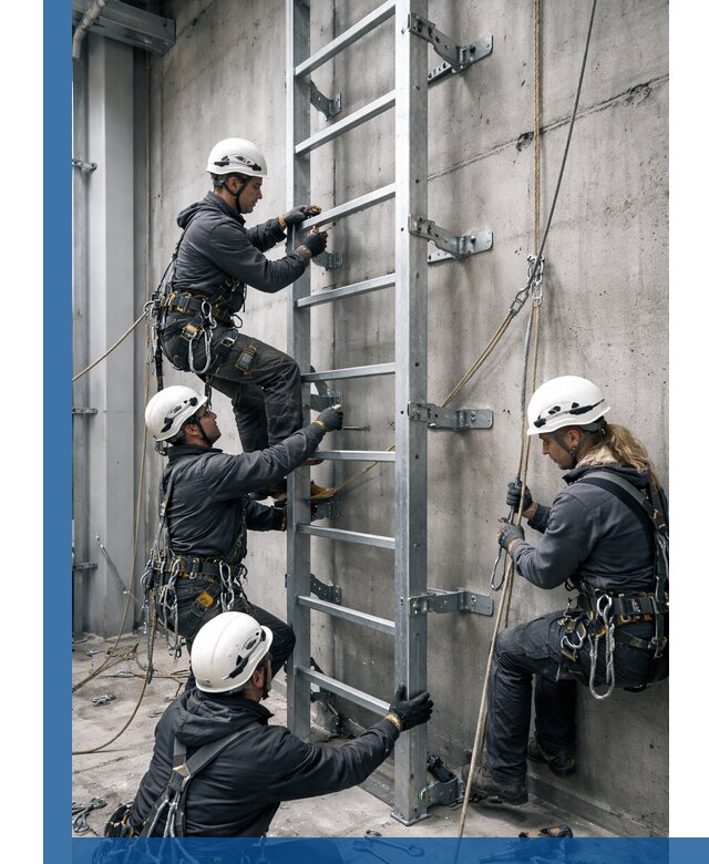 Монтаж металлических лестниц в Новодвинске под ключ со гарантией