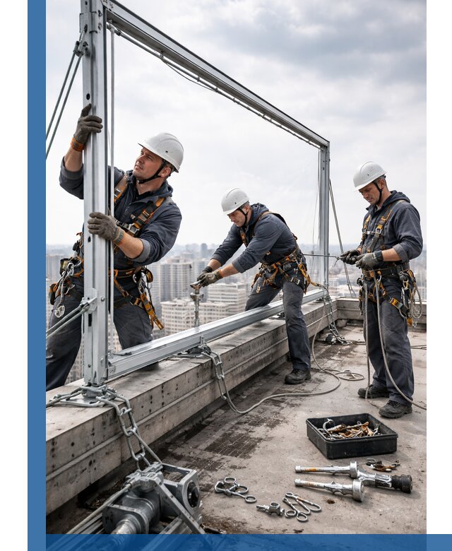 Монтаж крышных рекламных конструкций под ключ в Новодвинске