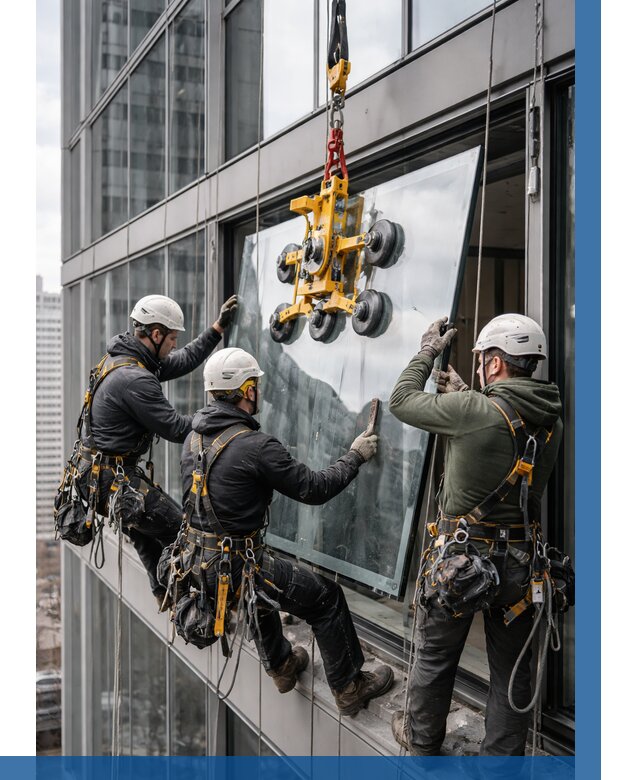 Фасадное остекление зданий под ключ в Новодвинске от 10227 р. | ВЫСОТНИК-Нвд