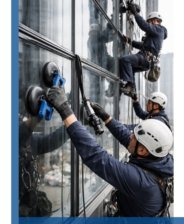 Радиусное остекление фасадов под ключ в Новодвинске с гарантиями