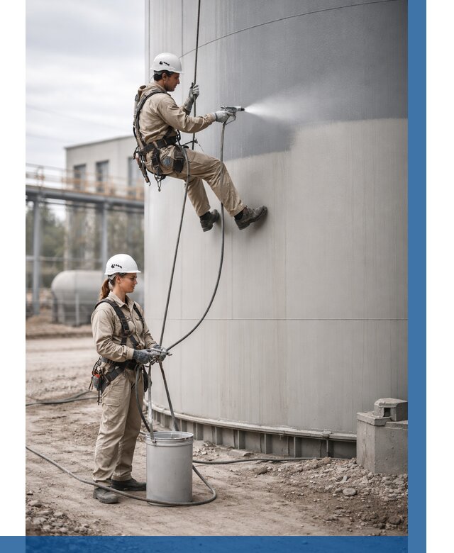 Покраска резервуаров в Новодвинске от 1227 р. | ВЫСОТНИК-Нвд — заказать