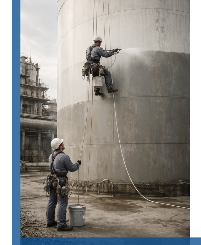 Покраска стальных резервуаров и емкостей в Новодвинске профессионально