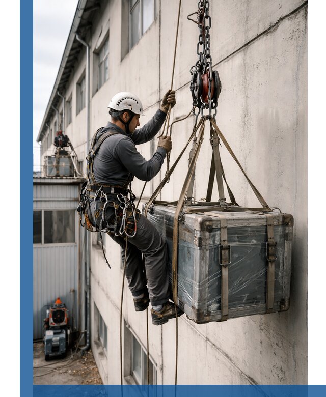 Подъем грузов на высоту в Новодвинске для промышленных объектов