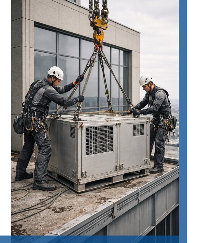 Такелажные работы на высоте в Новодвинске от 8182 р. | ВЫСОТНИК-Нвд