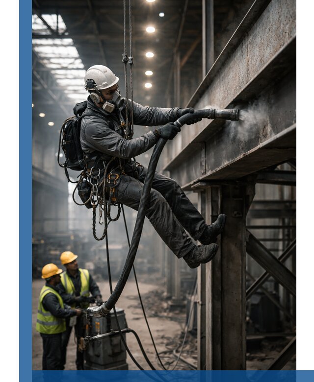 Обеспыливание конструкций в цехах промышленного производства в Новодвинске