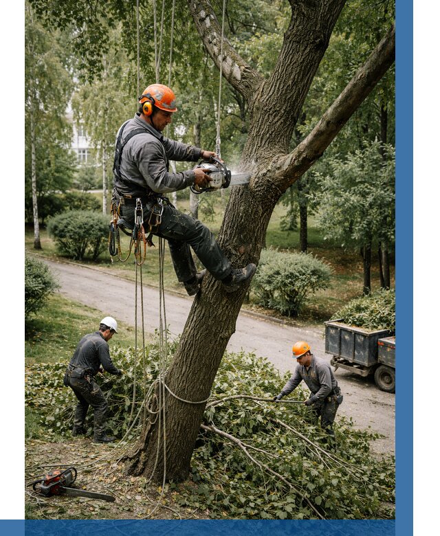 Кронирование деревьев в Новодвинске от 6648 р. | ВЫСОТНИК-Нвд