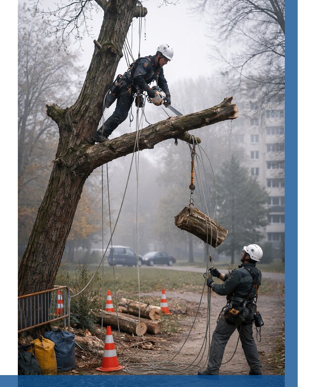 Удаление аварийных деревьев в Новодвинске от 15341 р. | ВЫСОТНИК-Нвд
