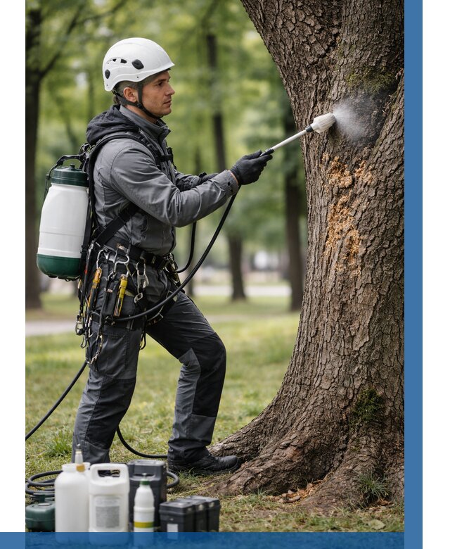 Обработка деревьев от вредителей в Новодвинске от 4602 р. | ВЫСОТНИК-Нвд