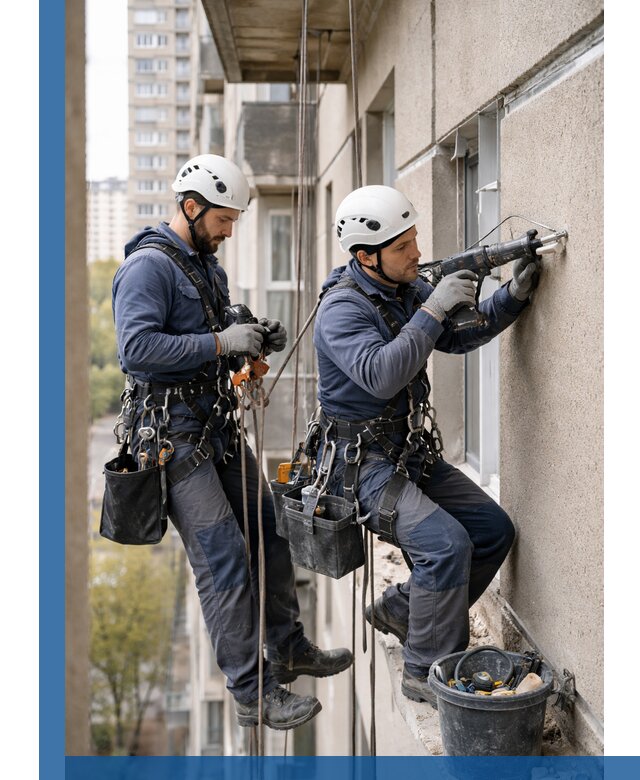 Промышленные альпинисты высотные работы и монтаж в Новодвинске